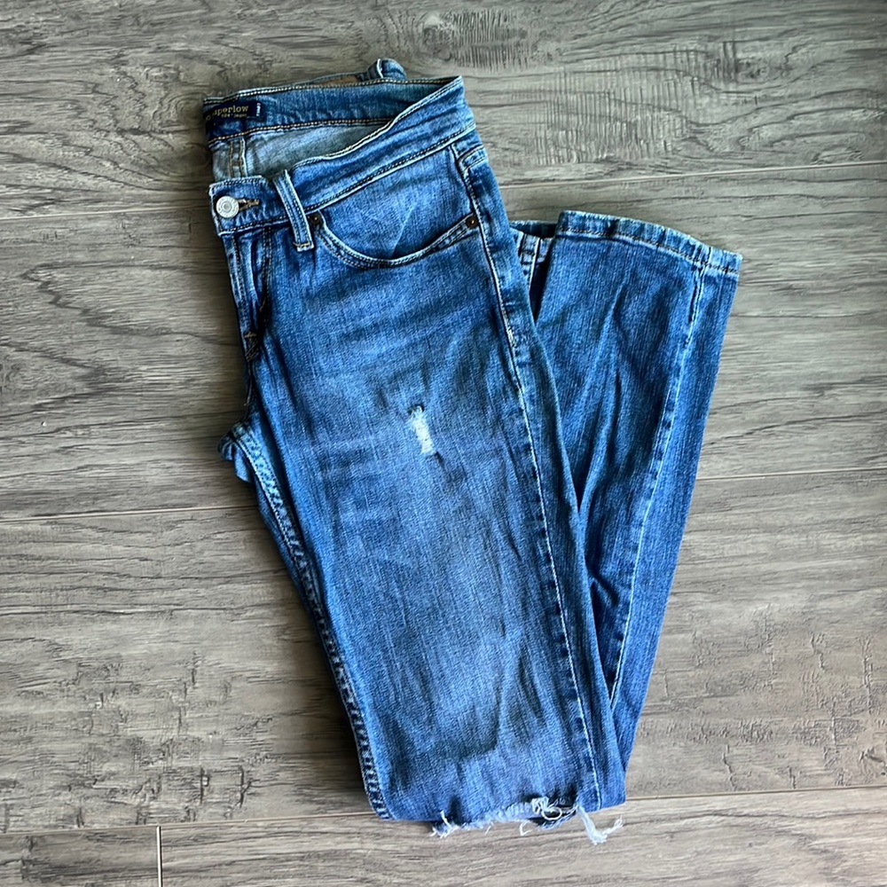 Levi’s 524 Too Superlow Ripped Jeans